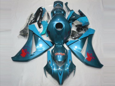 Acquista Carene Moto Honda CBR1000RR 2008-2011 - Blu Verde Acqua Rosso
