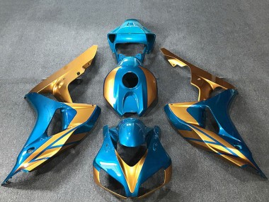 Acquista Carene Moto Honda CBR1000RR 2006-2007 - Azzurro Chiaro Oro