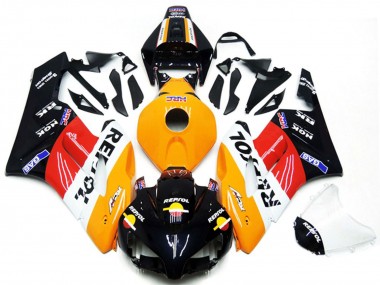 Acquista Kit Carena Moto Honda CBR1000RR 2004-2005 - Arancia Bianco Rosso Nero Lucido Repsol