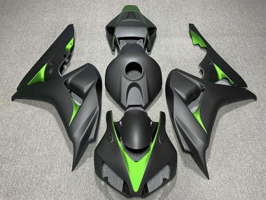 Acquista Carene Moto Honda CBR1000RR 2006-2007 - Nero Opaco Verde