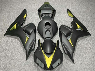 Acquista Carene Moto Honda CBR1000RR 2006-2007 - Nero Opaco Giallo