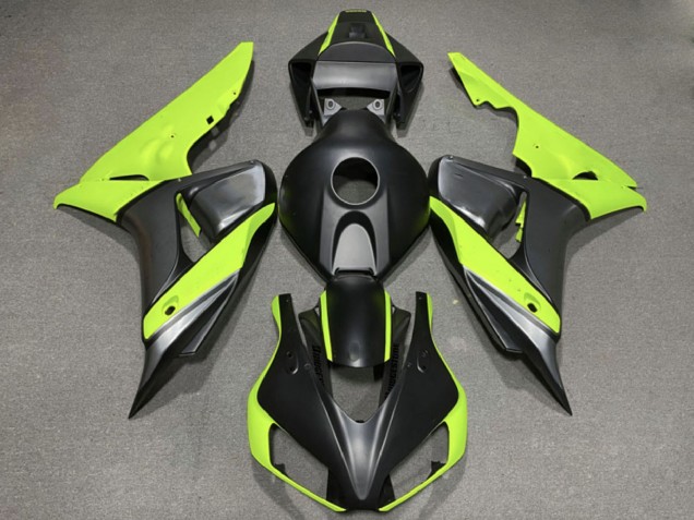 Acquista Carene Moto Honda CBR1000RR 2006-2007 - Verde Nero Opaco
