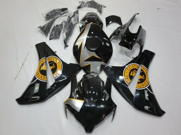 Acquista Carene Moto Honda CBR1000RR 2008-2011 - Argento Grigio Arancia Nero Lucido