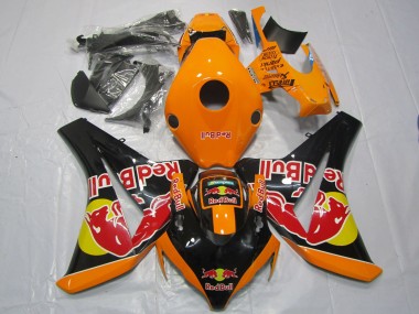 Acquista Carene Moto Honda CBR1000RR 2008-2011 - Arancia Giallo Nero Lucido Red Bull