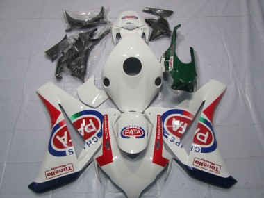 Acquista Carene Moto Honda CBR1000RR 2008-2011 - Bianco Rosso Blu Pata Castrol Tonello
