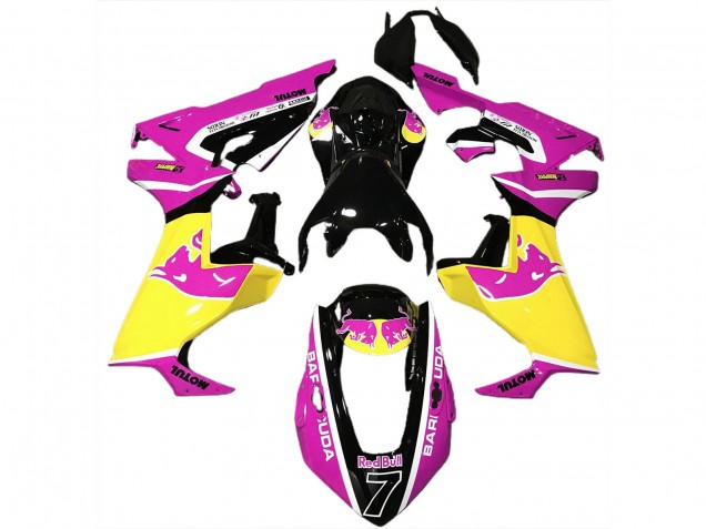 Acquista Carene Moto Honda CBR1000RR 2017-2023 - Rosa Giallo Nero Lucido Red Bull