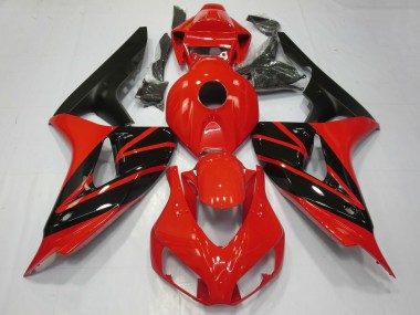 Acquista Carene Moto Honda CBR1000RR 2006-2007 - Rosso Nero Lucido Nero Opaco