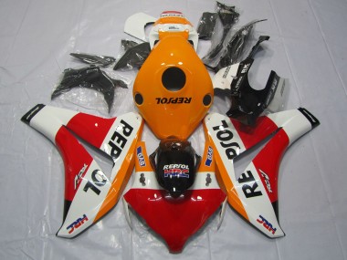 Acquista Carene Moto Honda CBR1000RR 2008-2011 - Arancia Bianco Rosso Nero Lucido Repsol HRC