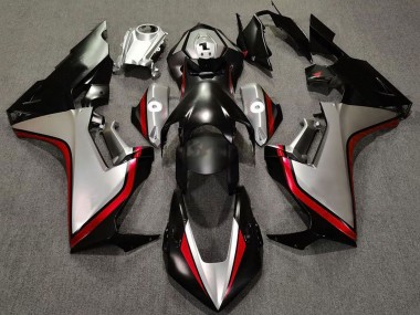 Acquista Carene Moto Honda CBR1000RR 2017-2023 - Argento Rosso Nero Lucido