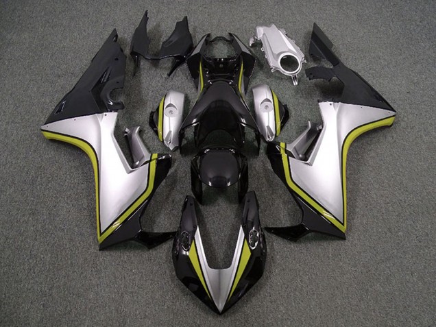 Acquista Carene Moto Honda CBR1000RR 2017-2023 - Argento Giallo Nero Lucido