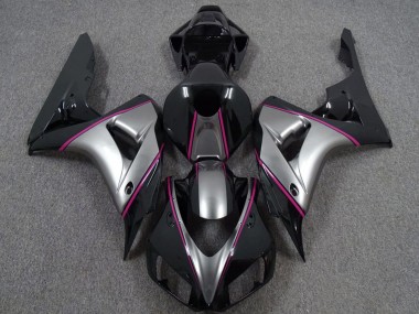 Acquista Carene Moto Honda CBR1000RR 2006-2007 - Argento Rosa Nero Lucido Gessato