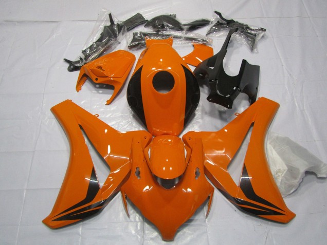 Acquista Carene Moto Honda CBR1000RR 2008-2011 - Arancia Nero Lucido