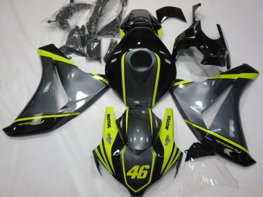 Acquista Carene Moto Honda CBR1000RR 2008-2011 - Grigio Giallo Nero Lucido 46