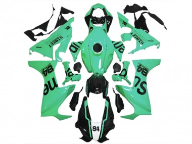 Acquista Carene Moto Honda CBR1000RR 2017-2023 - Speciale Verde Nero Lucido Street Flava