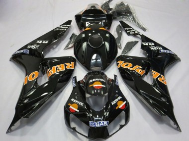 Acquista Carene Moto Honda CBR1000RR 2006-2007 - Lucido Arancia Repsol