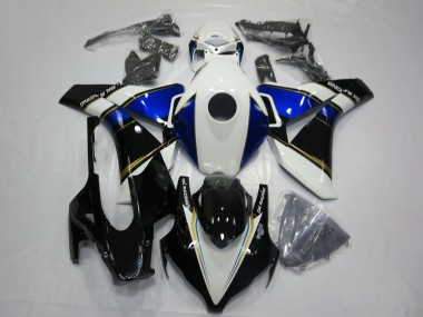 Acquista Carene Moto Honda CBR1000RR 2008-2011 - Bianco Blu Oro Nero Lucido