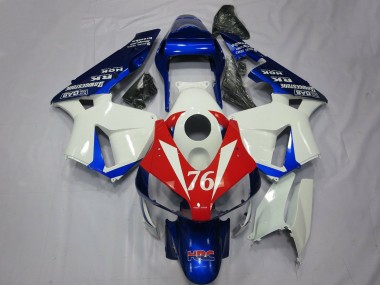 Acquista Carene Moto Honda CBR600RR 2003-2004 - Bianco Rosso Blu HRC 76