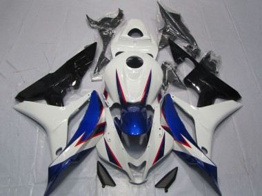 Acquista Carene Moto Honda CBR600RR 2007-2008 - Bianco Blu Nero Lucido OEM Stile