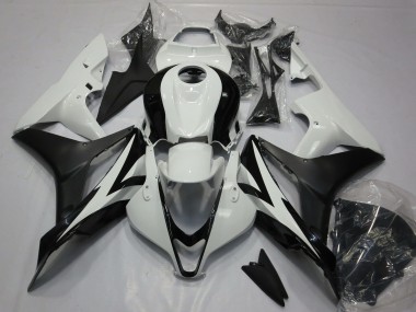Acquista Kit Carena Moto Honda CBR600RR 2007-2008 - Bianco Nero Opaco