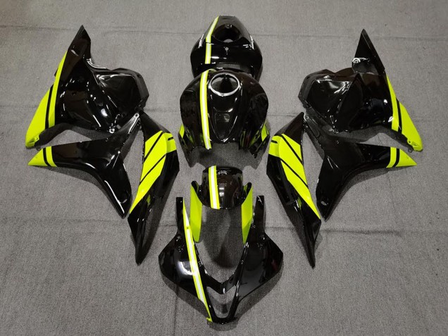 Acquista Carene Moto Honda CBR600RR 2009-2012 - Nero Lucido Alta Visibilità Giallo Banda