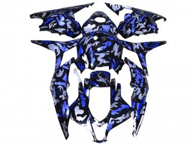 Acquista Carene Moto Honda CBR600RR 2009-2012 - Blu Bianco Camouflage