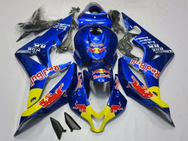 Acquista Carene Moto Honda CBR600RR 2007-2008 - Blu Giallo Red Bull