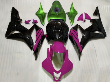Acquista Carene Moto Honda CBR600RR 2007-2008 - Verde Rosa Nero Lucido