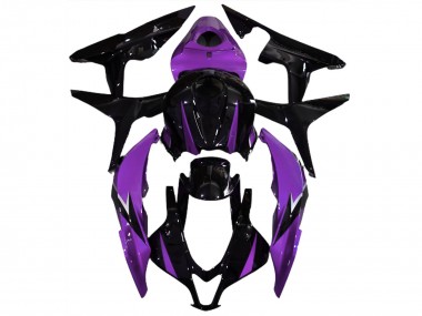 Acquista Carene Moto Honda CBR600RR 2007-2008 - Viola Nero Lucido