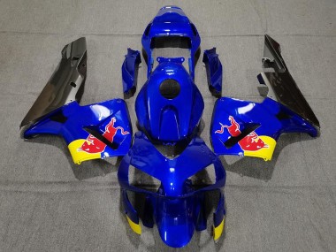 Acquista Carene Moto Honda CBR600RR 2003-2004 - Blu Giallo Nero Lucido Red Bull
