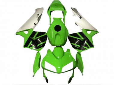 Acquista Carene Moto Honda CBR600RR 2003-2004 - Argento Verde Nero Lucido