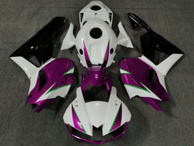 Acquista Carene Moto Honda CBR600RR 2013-2023 - Bianco Rosa Verde Nero Lucido