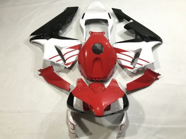 Acquista Carene Moto Honda CBR600RR 2003-2004 - Bianco Rosso Nero Lucido