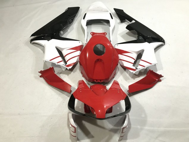 Acquista Carene Moto Honda CBR600RR 2003-2004 - Bianco Rosso Nero Lucido