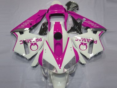 Acquista Carene Moto Honda CBR600RR 2003-2004 - Bianco Rosa Pramac