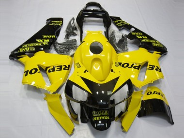 Acquista Carene Moto Honda CBR600RR 2003-2004 - Giallo Nero Lucido Repsol