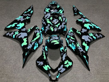 Acquista Carene Moto Honda CBR600RR 2007-2008 - Verde Grigio Camouflage