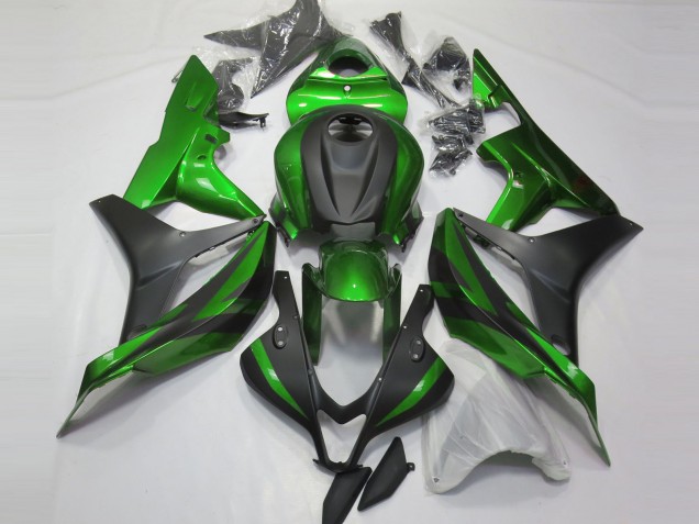 Acquista Carene Moto Honda CBR600RR 2007-2008 - Verde Nero Opaco