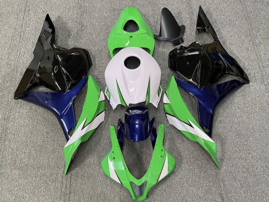 Acquista Carene Moto Honda CBR600RR 2009-2012 - Bianco Verde Blu Nero Lucido