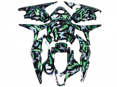 Acquista Carene Moto Honda CBR600RR 2009-2012 - Verde Grigio Camouflage