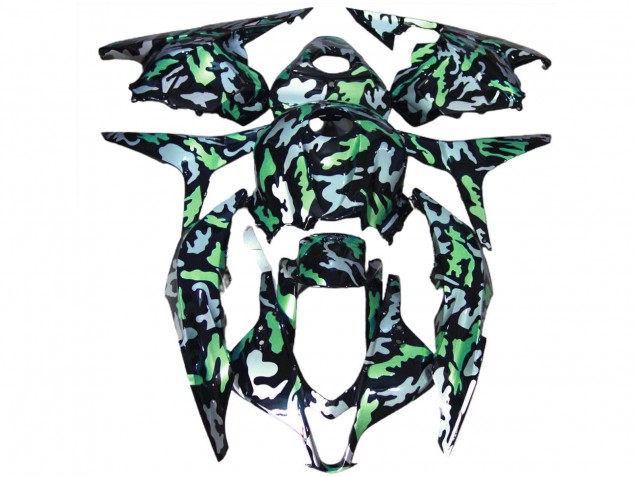 Acquista Carene Moto Honda CBR600RR 2009-2012 - Verde Grigio Camouflage
