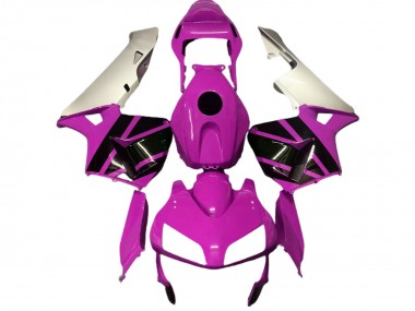 Acquista Carene Moto Honda CBR600RR 2003-2004 - Argento Rosa Nero Lucido