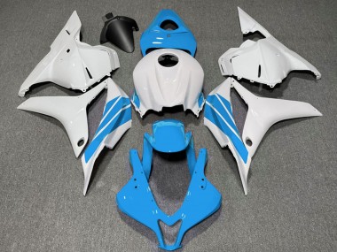 Acquista Carene Moto Honda CBR600RR 2009-2012 - Bianco Azzurro Chiaro Banda