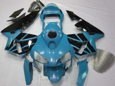 Acquista Carene Moto Honda CBR600RR 2003-2004 - Azzurro Chiaro Nero Lucido