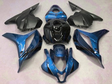Acquista Carene Moto Honda CBR600RR 2009-2012 - Blu Nero Lucido Nero Opaco