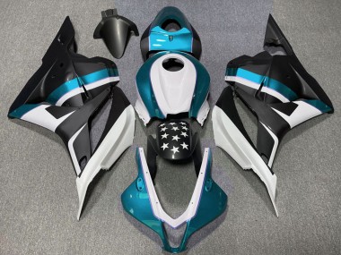 Acquista Carene Moto Honda CBR600RR 2009-2012 - Bianco Blu Nero Opaco Stella