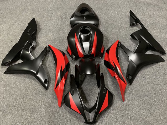 Acquista Carene Moto Honda CBR600RR 2007-2008 - Rosso Nero Opaco