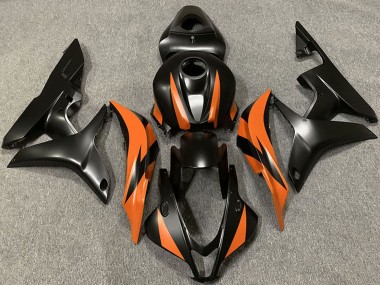 Acquista Carene Moto Honda CBR600RR 2007-2008 - Arancia Nero Opaco