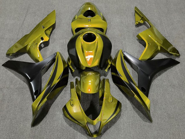 Acquista Carene Moto Honda CBR600RR 2007-2008 - Oro Nero Opaco OEM Stile