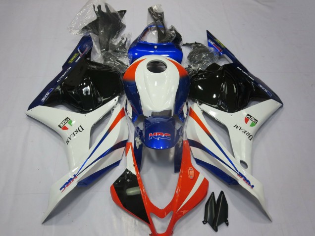 Acquista Carene Moto Honda CBR600RR 2009-2012 - Bianco Blu Rosso Nero Lucido
