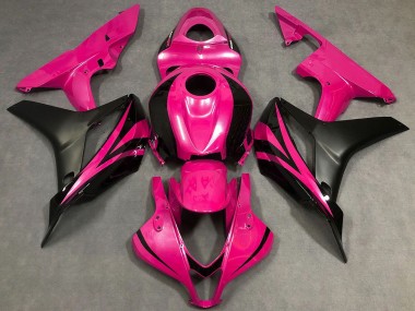 Acquista Carene Moto Honda CBR600RR 2007-2008 - Rosa Nero Opaco OEM Stile
